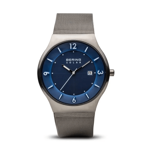 Bering Watch: Solar | brushed grey | 14440-007
