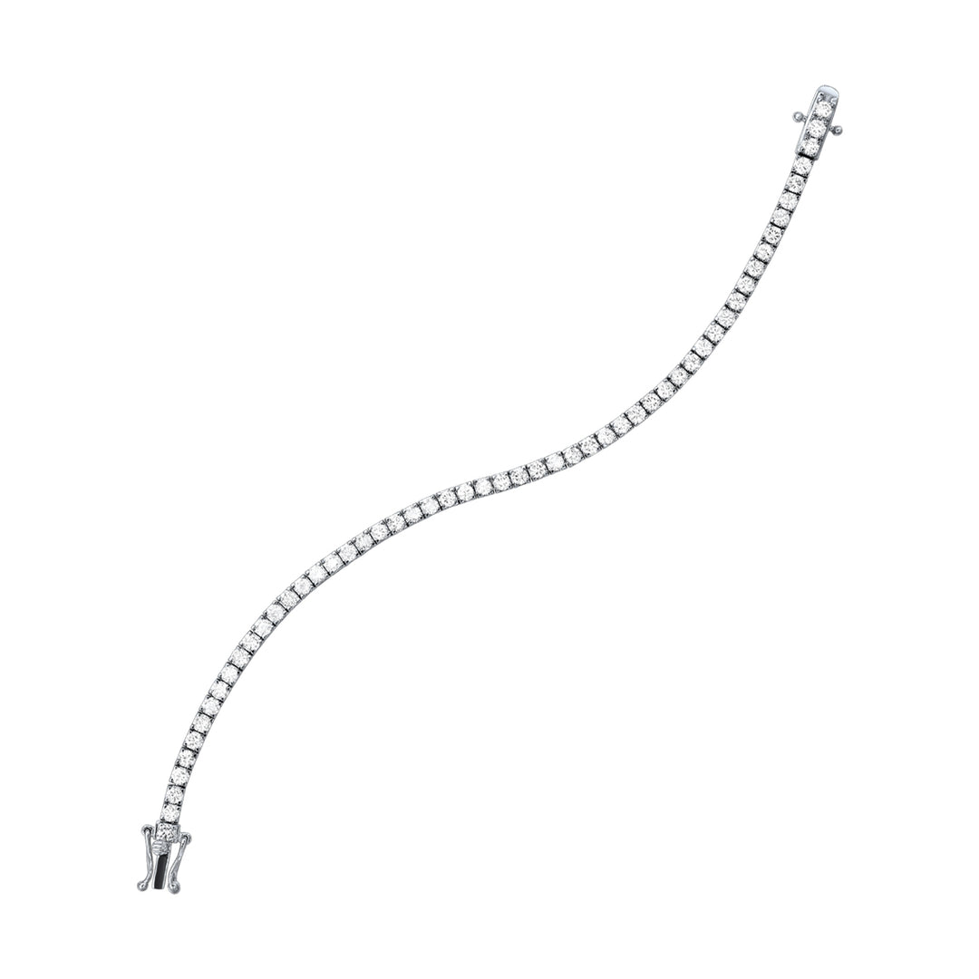 14K White Gold Diamond 1Ctw Bracelet