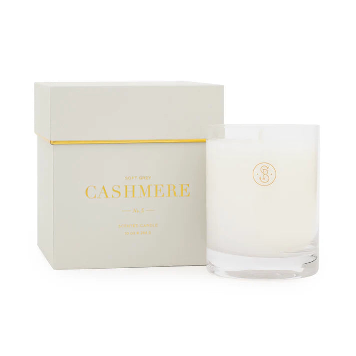 Soft Grey Cashmere Signature Candle - Sugar Paper Co.
