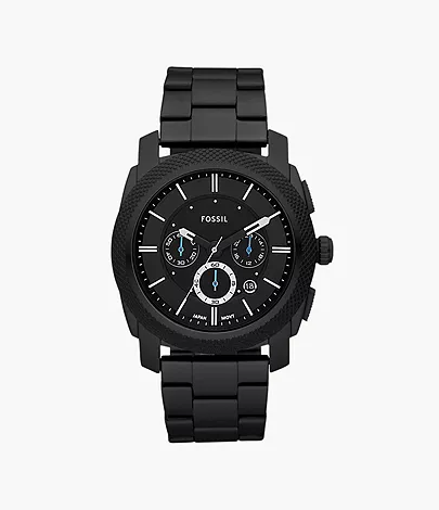 Fossil Watch: Machine Chronograph Black Stainless Steel FS4552 Fossil Watch: Machine Chronograph Black Stainless Steel FS4552
