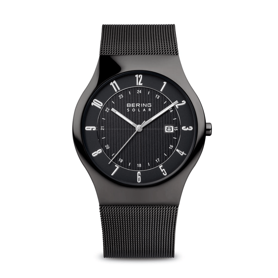 Bering Watch: Solar | polished black | 14640-222
