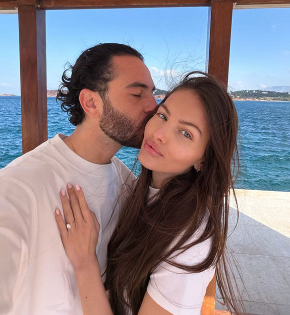 'Most Beautiful Girl in the World' Thylane Blondeau Shows Off Oval Sparkler