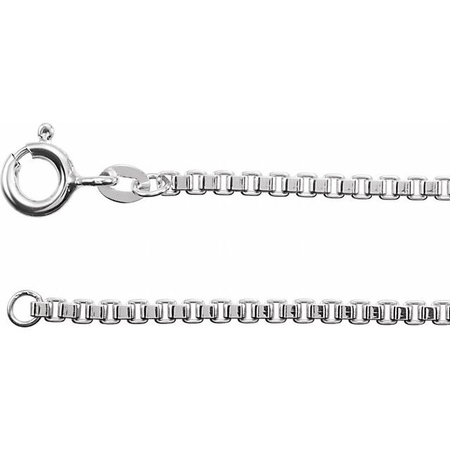 Sterling Silver Box Chain Necklace