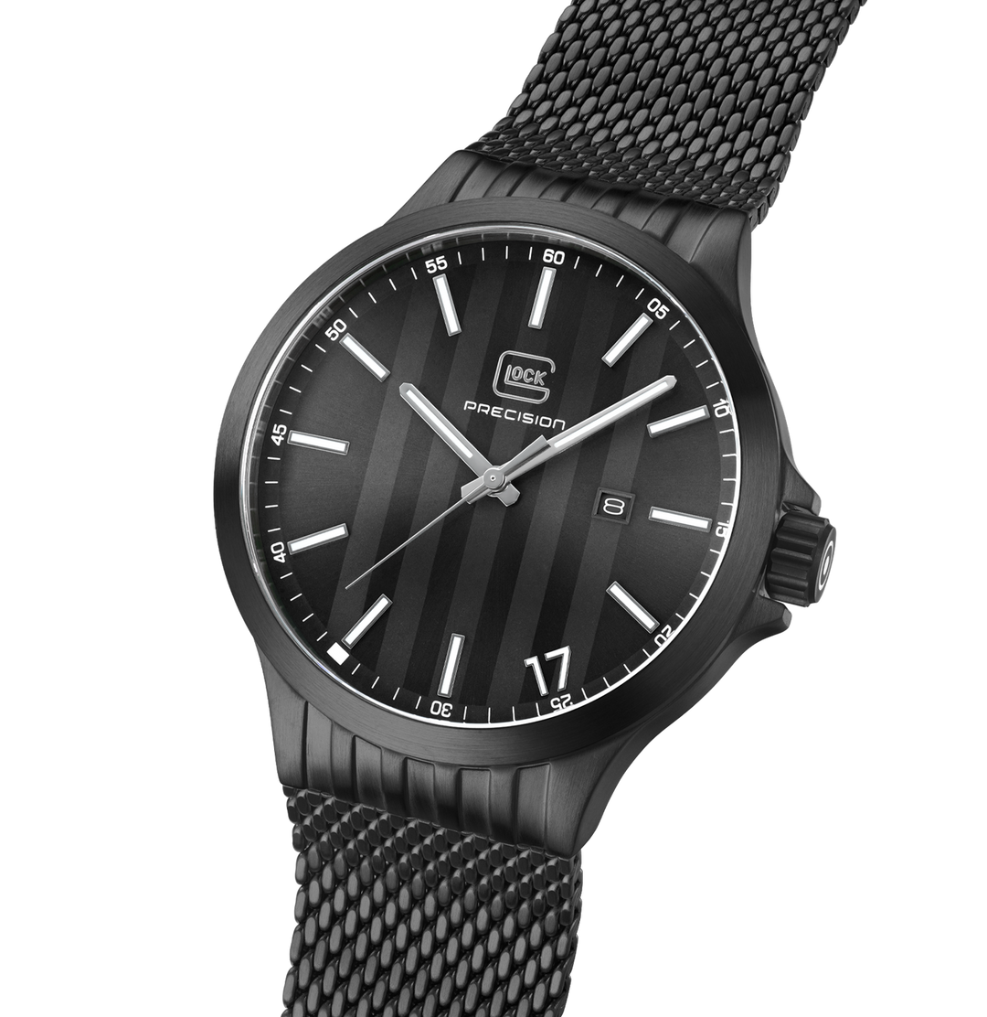 GLOCK GW-12-1-24 Black Stainless Steel 44mm Watch