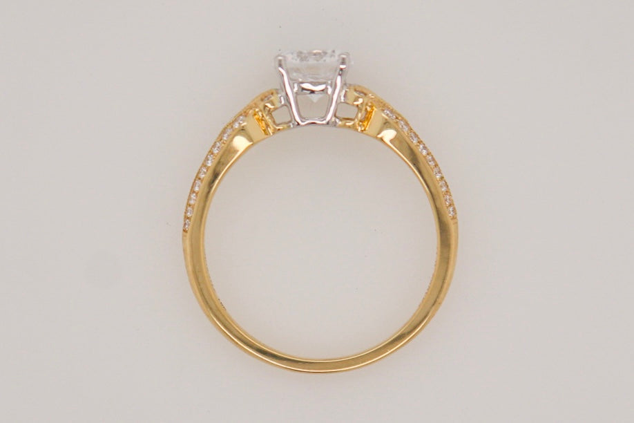 18KY .17 CTW DIA CZ CTR C5 051