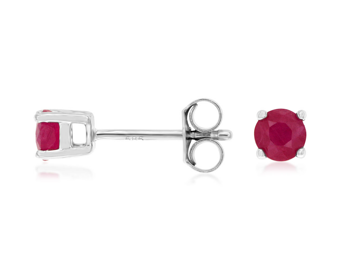 14KW RUBY STUDS 019