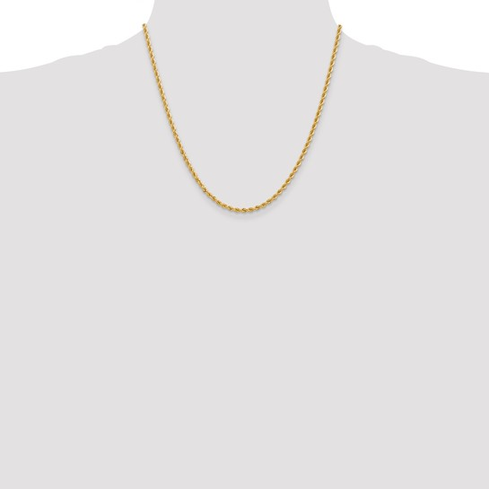 14KY 2.75MM 20" SOLID ROPE CHA