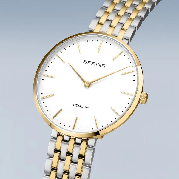 Bering Watch: Titanium | Polished Gold | 19334-010