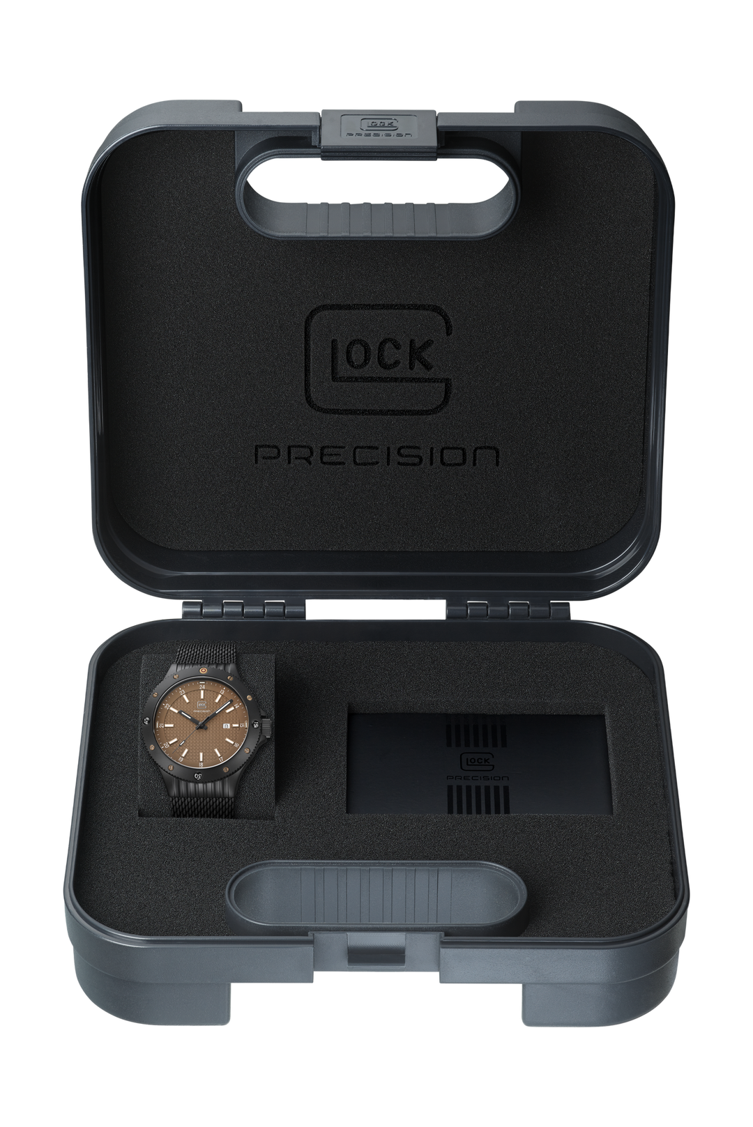GLOCK GW-33-5-24 Black Swiss Movement Watch with Rotating Bezel