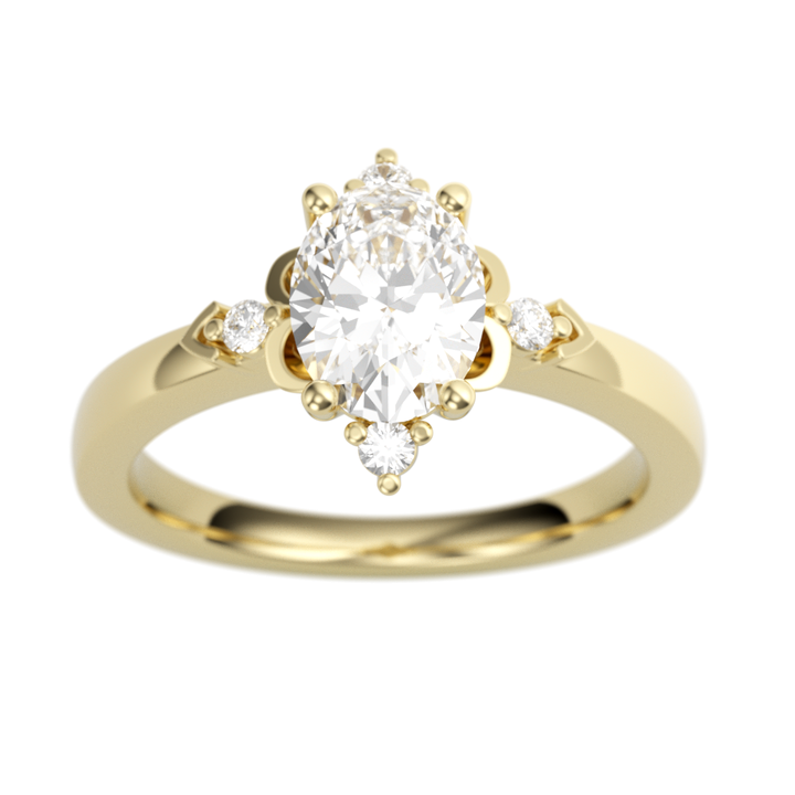 14KY .08 CTW DIA FAUX C2 0821