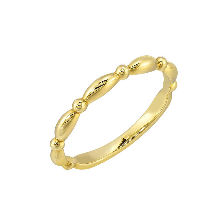 14K Yellow Gold Stackable Ring