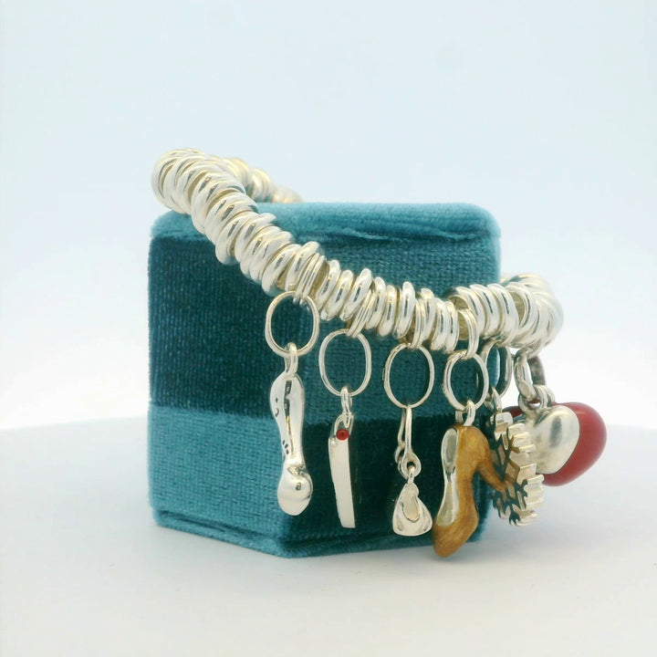 London Links Sterling Silver Charm Bracelet