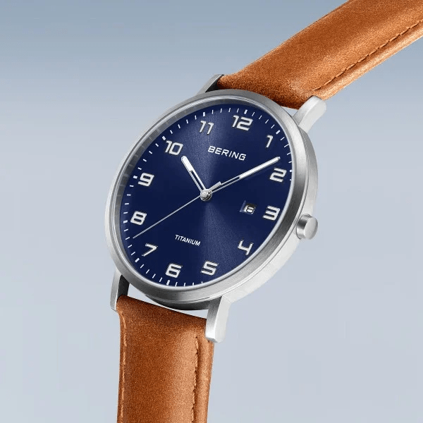 Bering Watch: Titanium | brushed silver | 18640-567