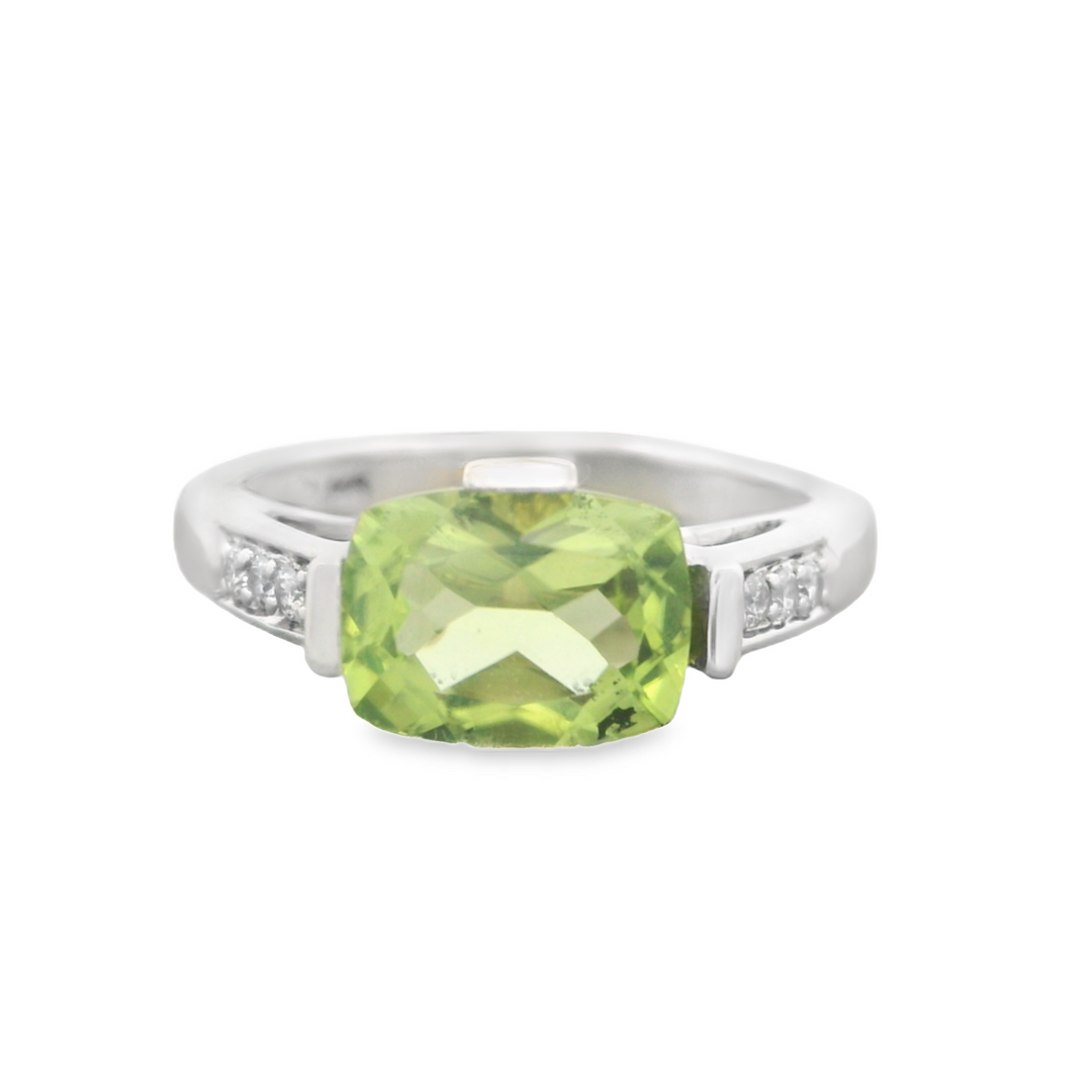 14KW NAT PERIDOT NAT DIA 0.03