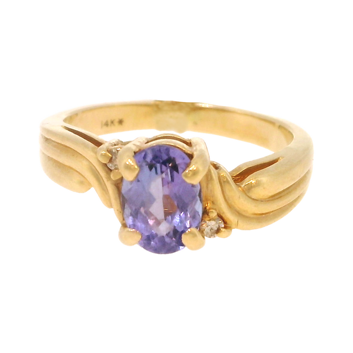 14KY .03 CTW DIA / TANZ RING 0