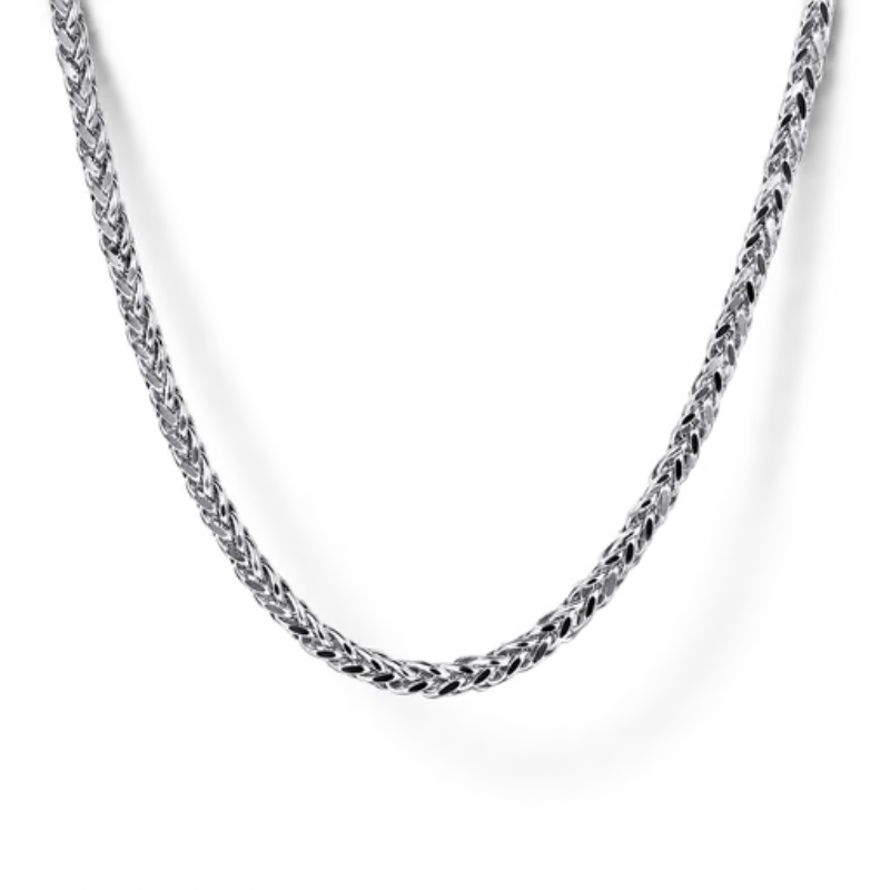 SS 1.9MM WHEAT 22" CHAIN 033