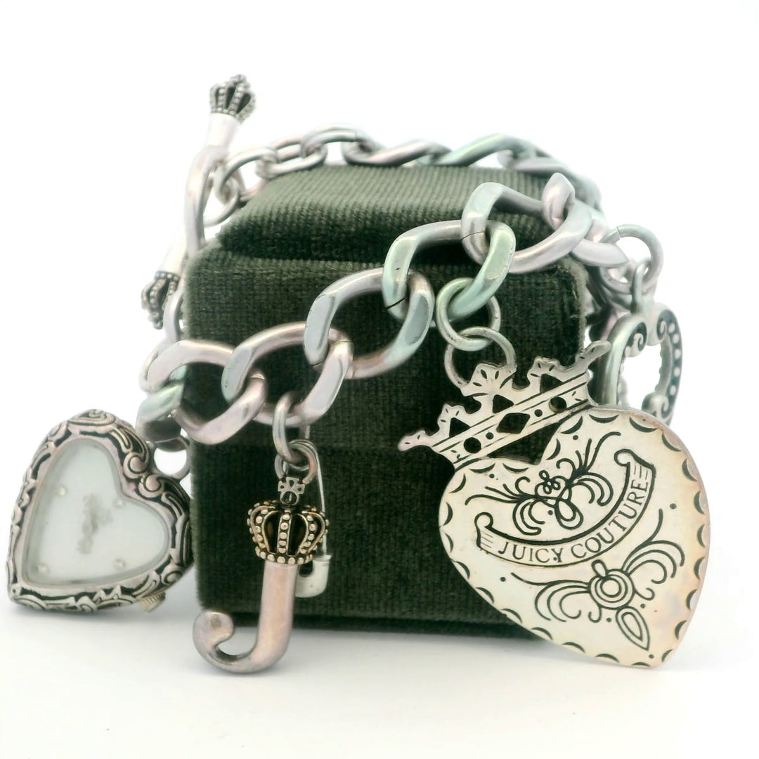 Sterling Silver Juicy Couture Cable Link Bracelet