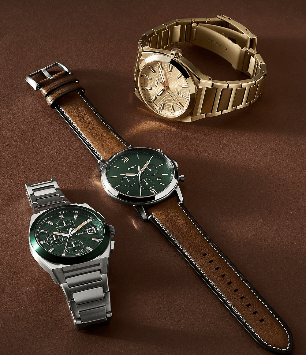 Fossil Watch Neutra Chronograph Tan LiteHide Leather FS5963 S.E. Needham Jewelers