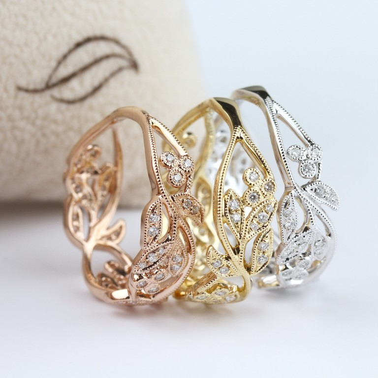 14K Yellow Gold Diamond Anniversary Band (0.15CTW)