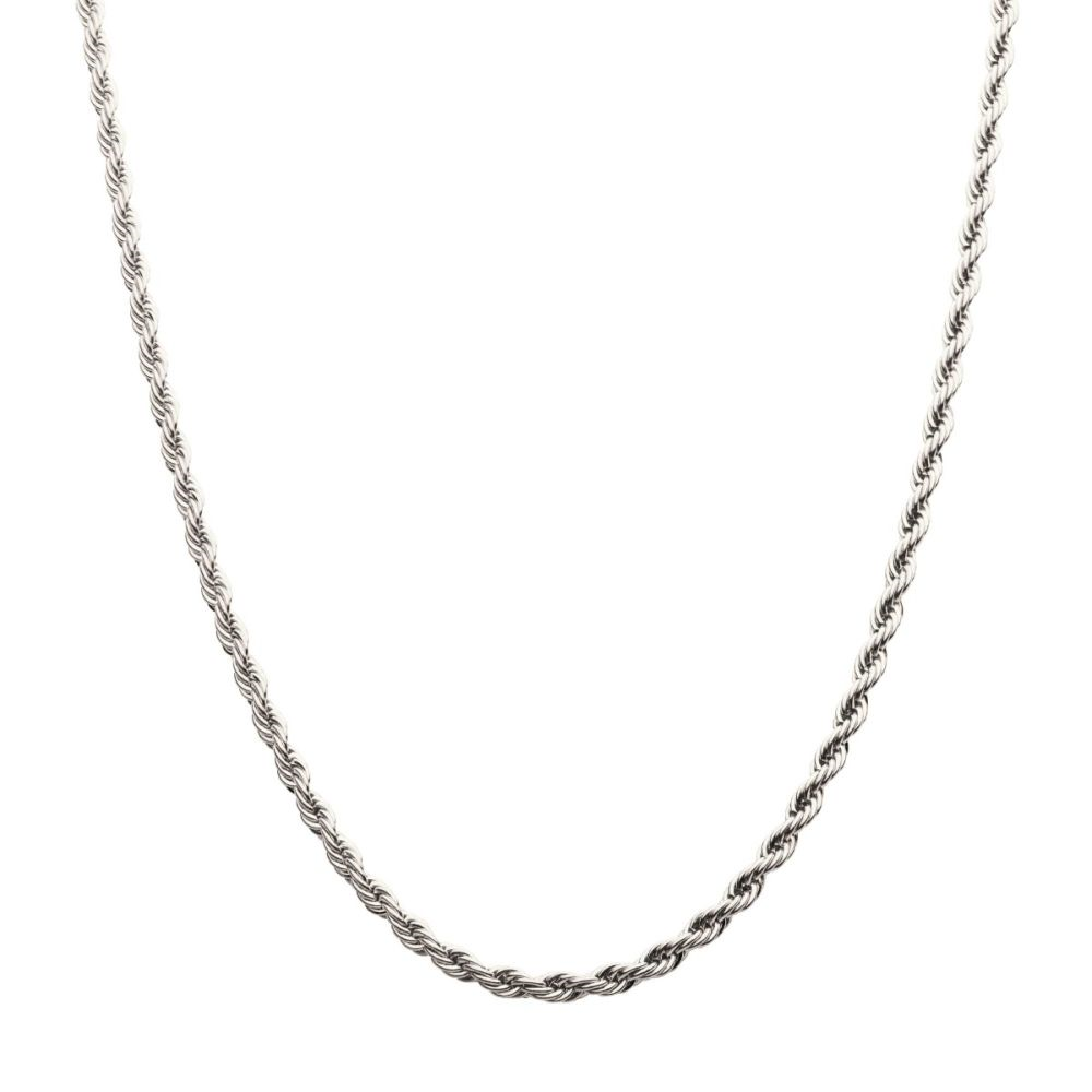 4mm Steel Rope 20in Chain Necklace