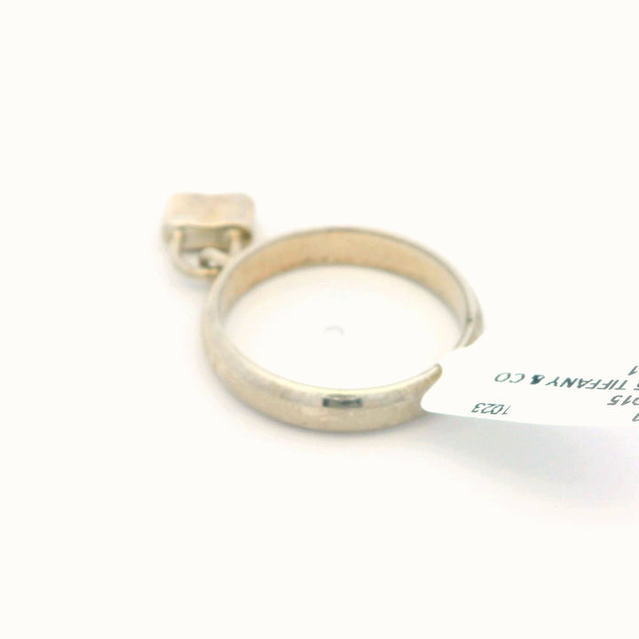 Sterling Silver Padlock Fashion Ring