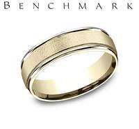 14K Yellow Gold Comfort Fit 6.5mm Wedding Band