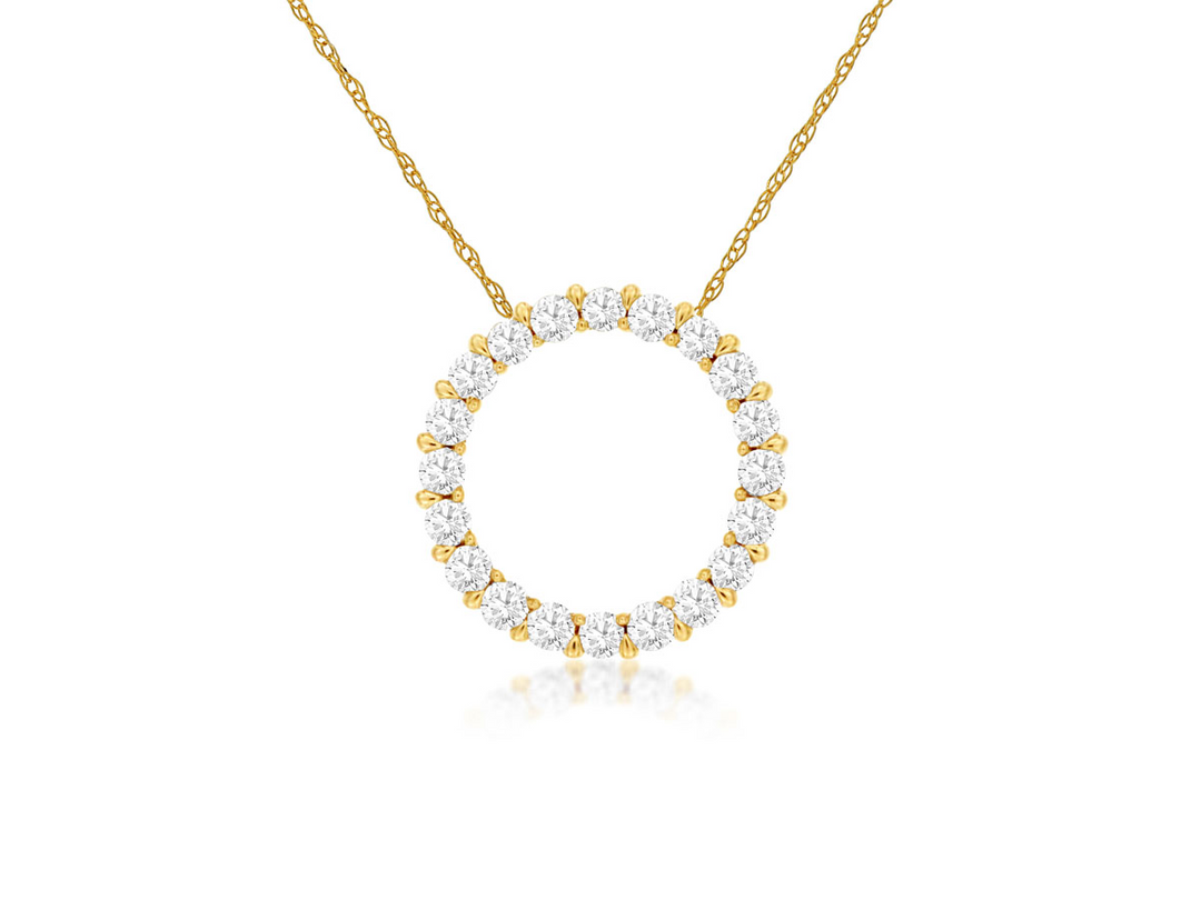 14KY .25 CTW DIA NECKLACE 0311