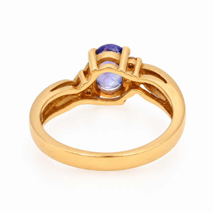14KY .03 CTW DIA / TANZ RING 0