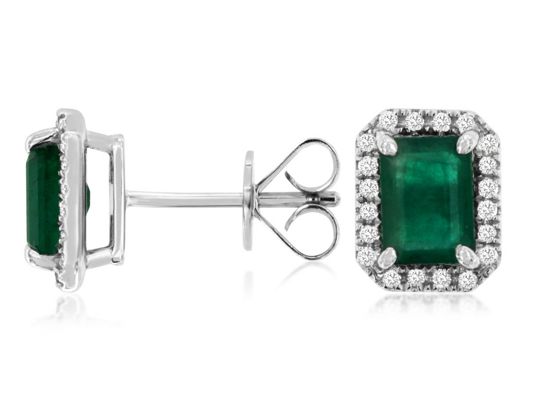 14KW .20 CTW DIA / EMERALD EAR