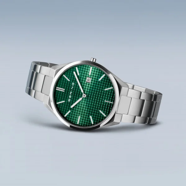Bering Watch: Ultra Slim | polished/brushed silver | 17240-708