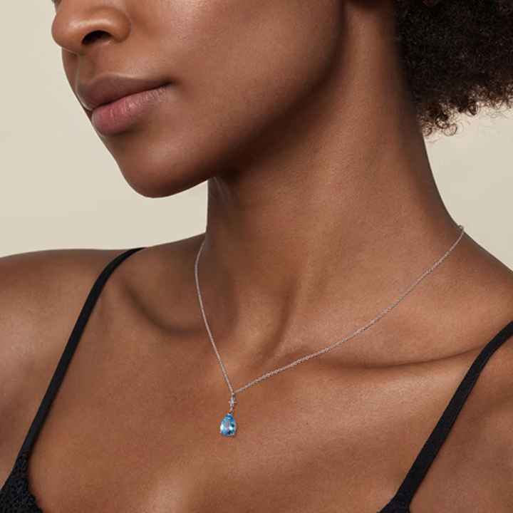 SS BLUE TOPAZ PEND. 033