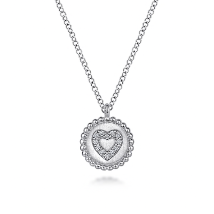 SS .06 CTW DIA HEART PEND. 003