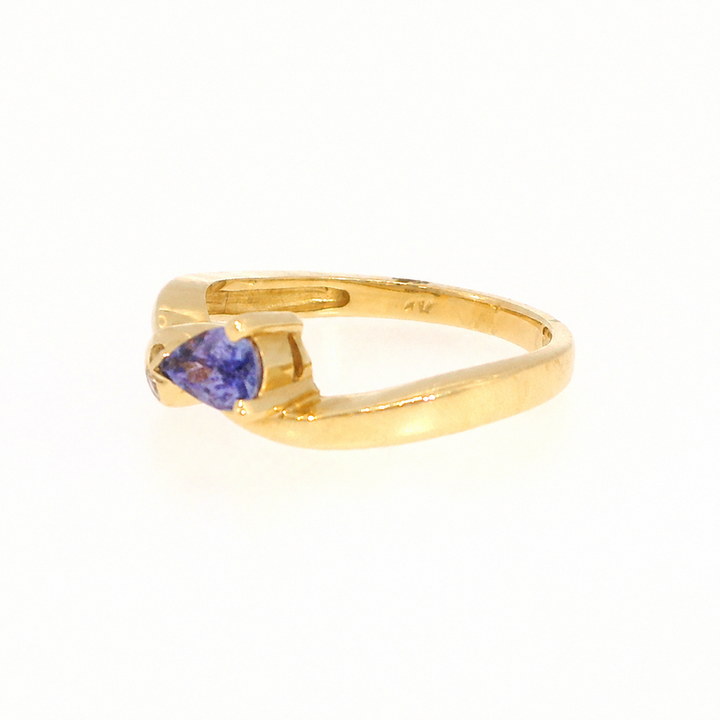14KY .04 CTW DIA / TANZ. RING