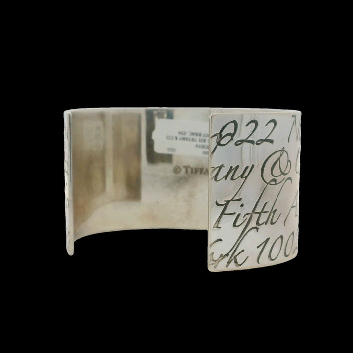Sterling Silver Tiffany New York Cuff