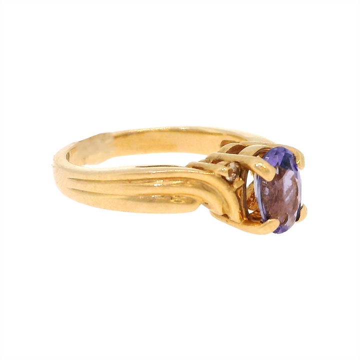 14KY .03 CTW DIA / TANZ RING 0