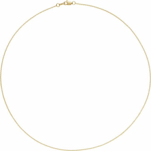 14KY 18" 1MM CABLE CHAIN DSP 0