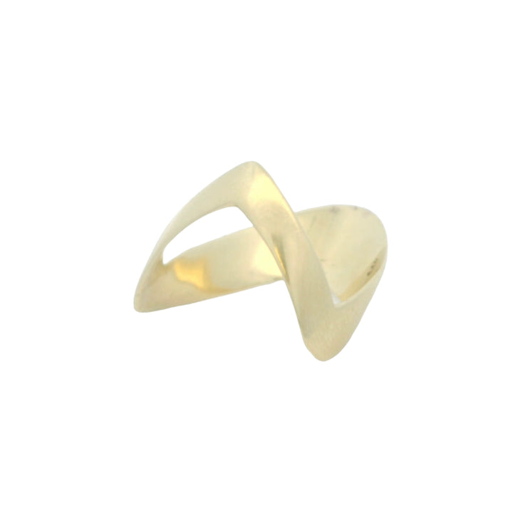 14K Yellow Gold No Stone Fashion Ring