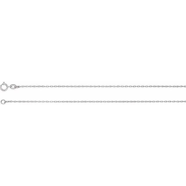 SS 18" 1MM ROPE CHAIN DSP 52