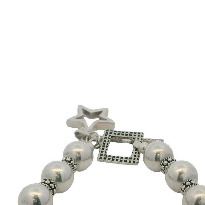 Sterling Silver Bead Bracelet