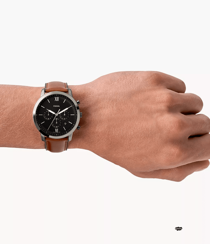 Fossil Watch: Neutra Chronograph Amber Leather FS5512