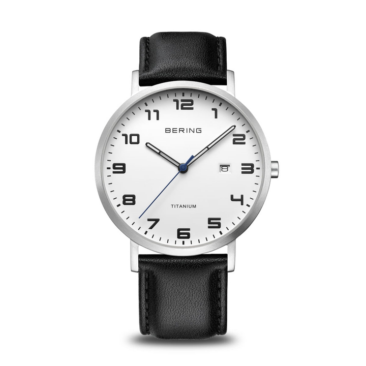 Bering Watch: Titanium | brushed silver | 18640-404
