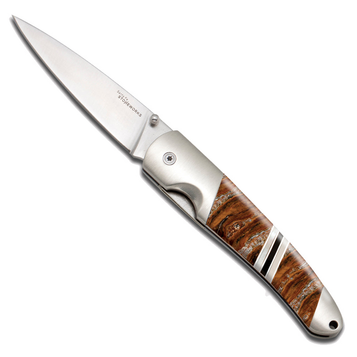 Woolly Mammoth Tooth 4" Linerlock Knife