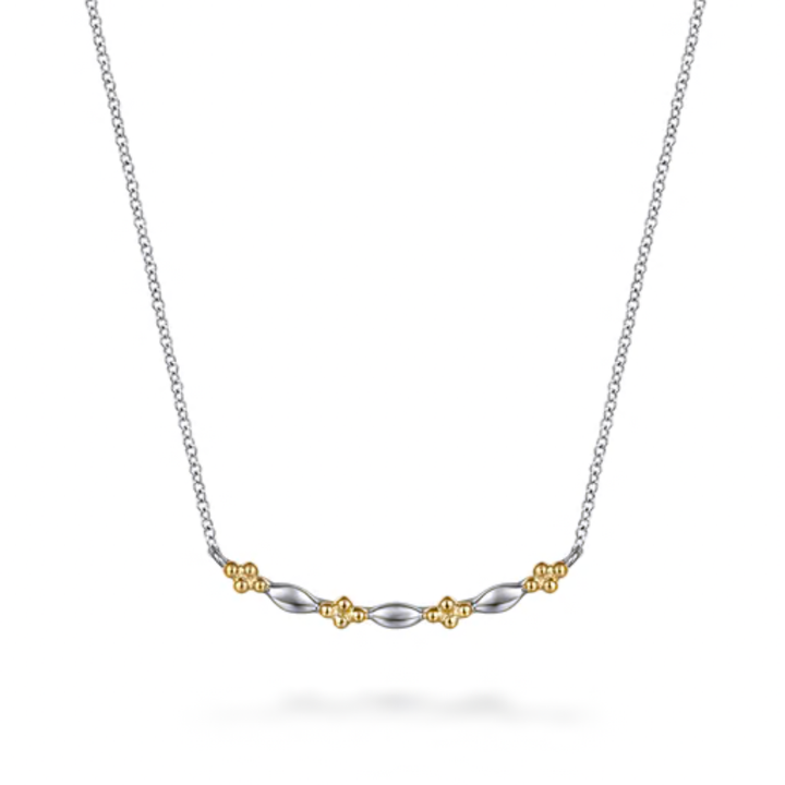 SS / 14KY BAR PEND. 043
