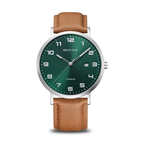 Bering Watch: Titanium | Brushed Silver | 18640-568