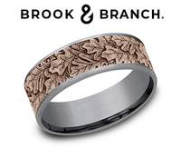 14K Rose Gold Comfort Fit 7.5mm Wedding Band