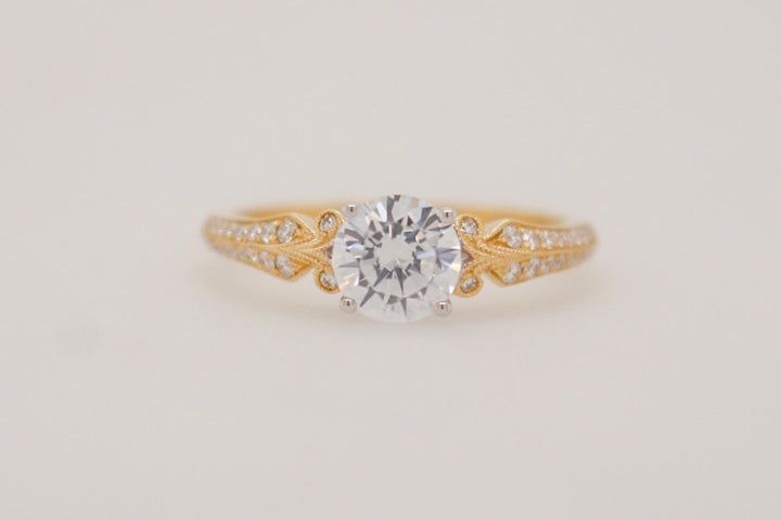 18KY .17 CTW DIA CZ CTR C5 051