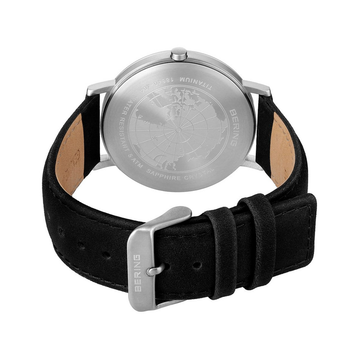 Bering Watch: Titanium | brushed silver | 18640-404