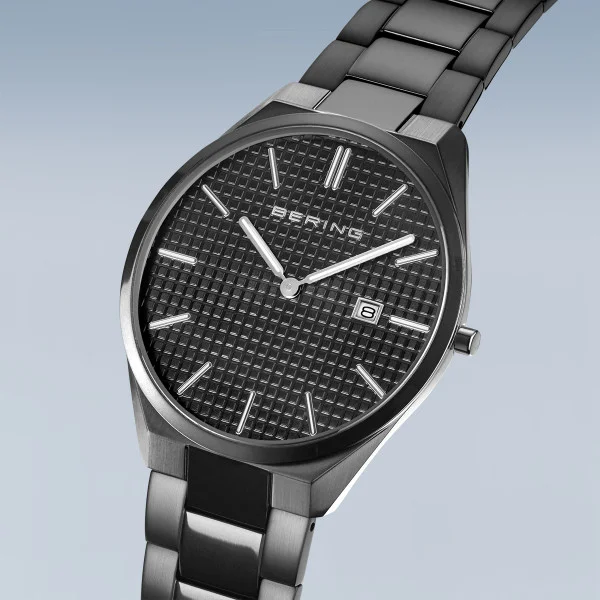 Bering Watch: Ultra Slim | polished/brushed grey | 17240-777