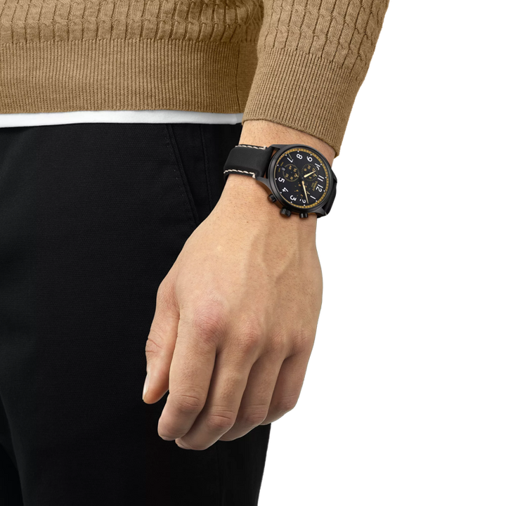 CHRONO XL BLK DIAL QTZ