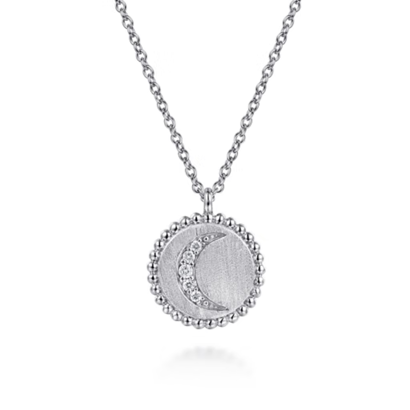 SS .04 CTW DIA MOON PEND 072